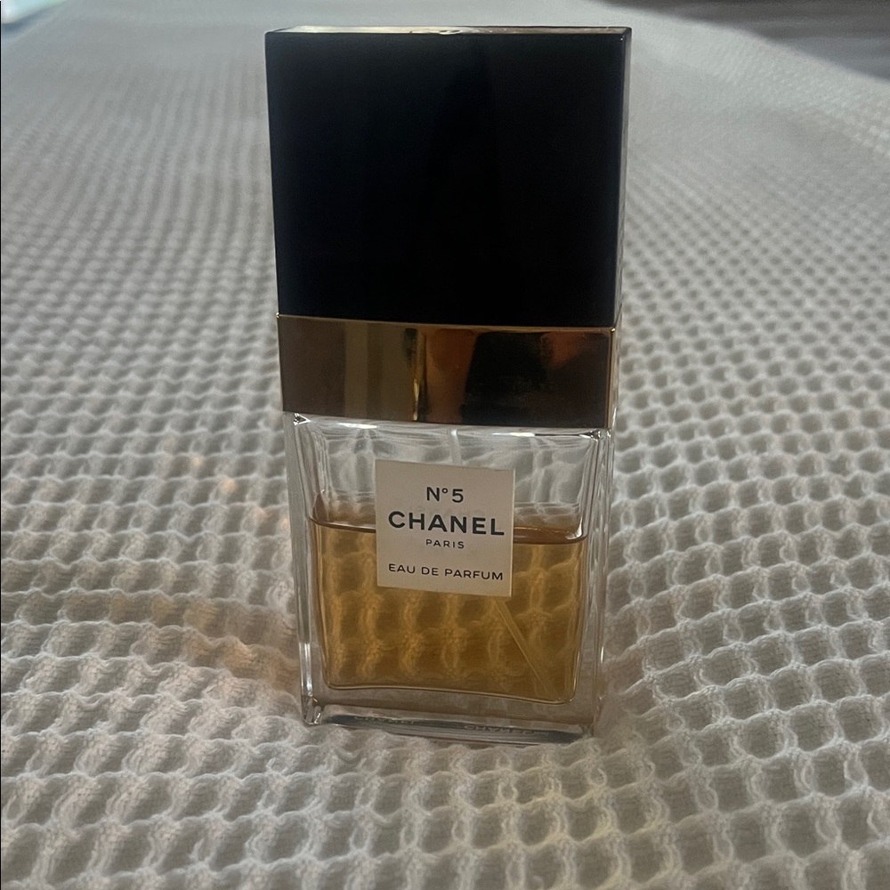 Chanel N°5 Eau de Parfum with Black and Gold Accents